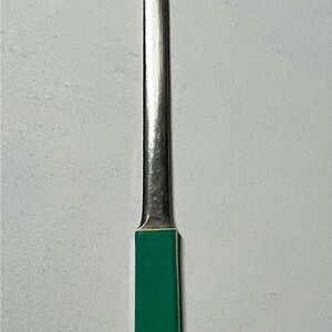 Green and Silver Mid-century Letter Opener